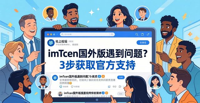 imToken国外版遇到问题？3步获取官方支持