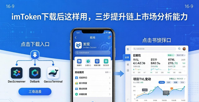 imToken下载后这样用，三步提升链上市场分析能力