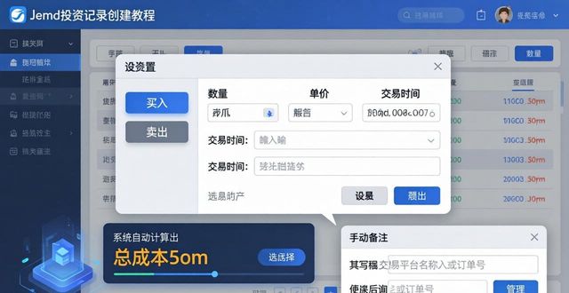 imToken投资记录创建教程，三步搞定